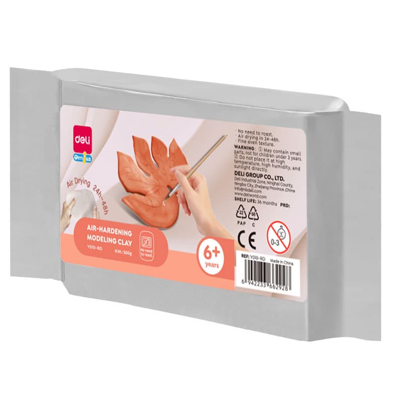 PLASTILINA MODELAJ TERACOTA 500G DELI