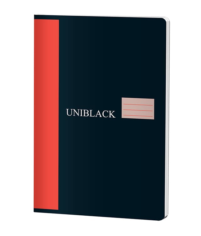 CAIET A4 60 FILE DICTANDO COPERTA ROSIE UNIBLACK PIGNA