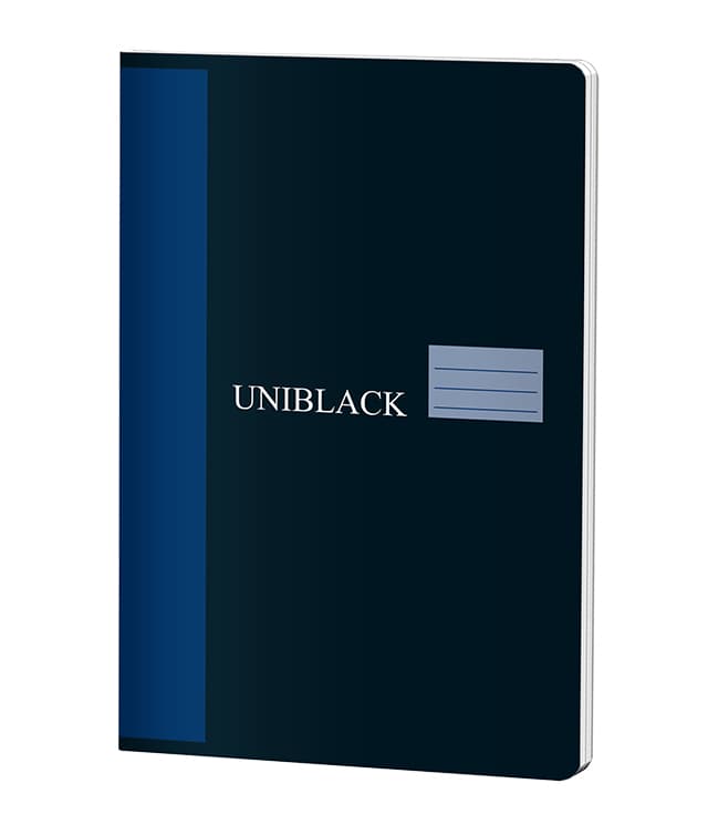 CAIET A4 60 FILE DICTANDO COPERTA ALBASTRA UNIBLACK PIGNA