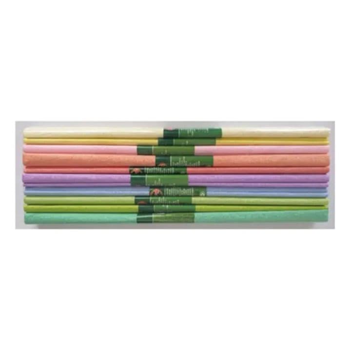 HARTIE CREPONATA 10/SET CULORI PASTEL KOH-I-NOOR