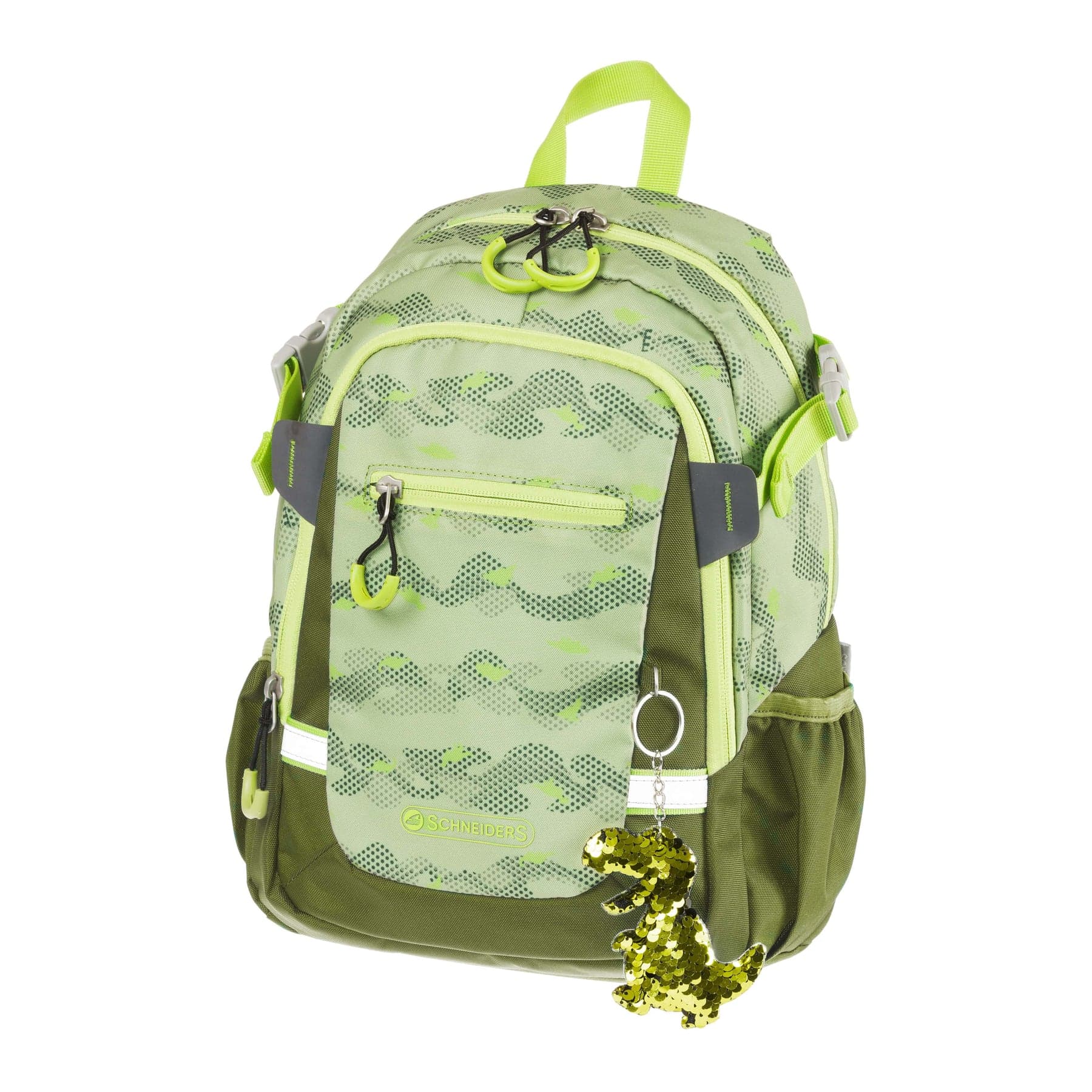 RUCSAC CLASA PREGATITOARE RHINO DINO VERDE SCHNEIDERS