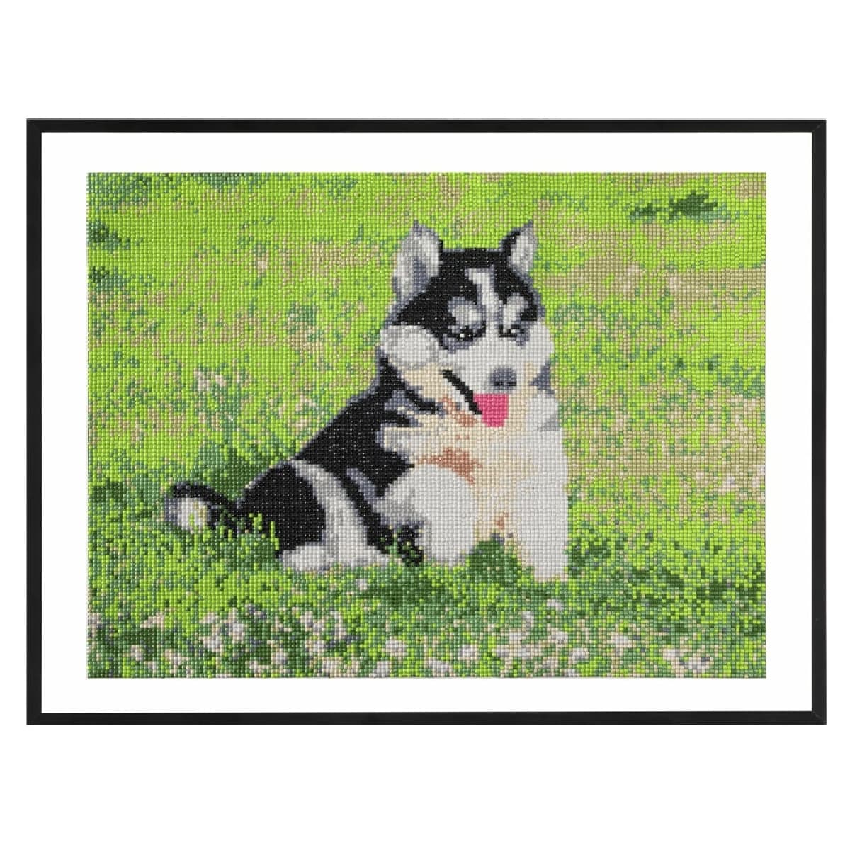 Pictura diamant Creative Craft, model caine, 40x50 cm