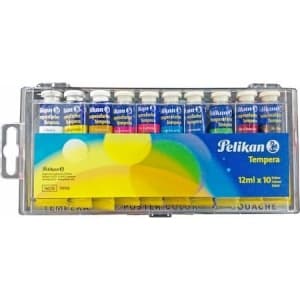 Culori tempera Pelikan, 10 culori x 12ml, 719130