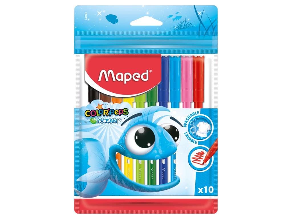 Carioca Maped Color’Peps Ocean 10 culori/set