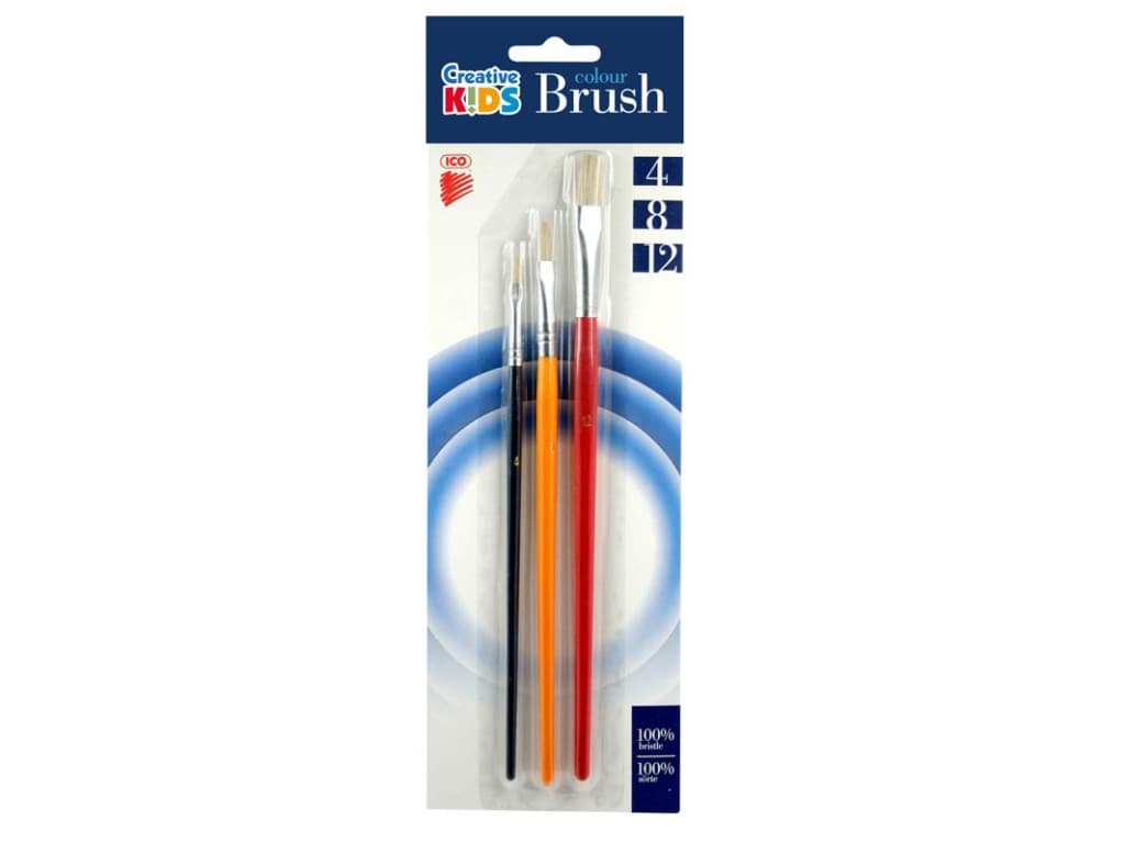 Pensule mărime 4/8/12 ICO CK 3/set