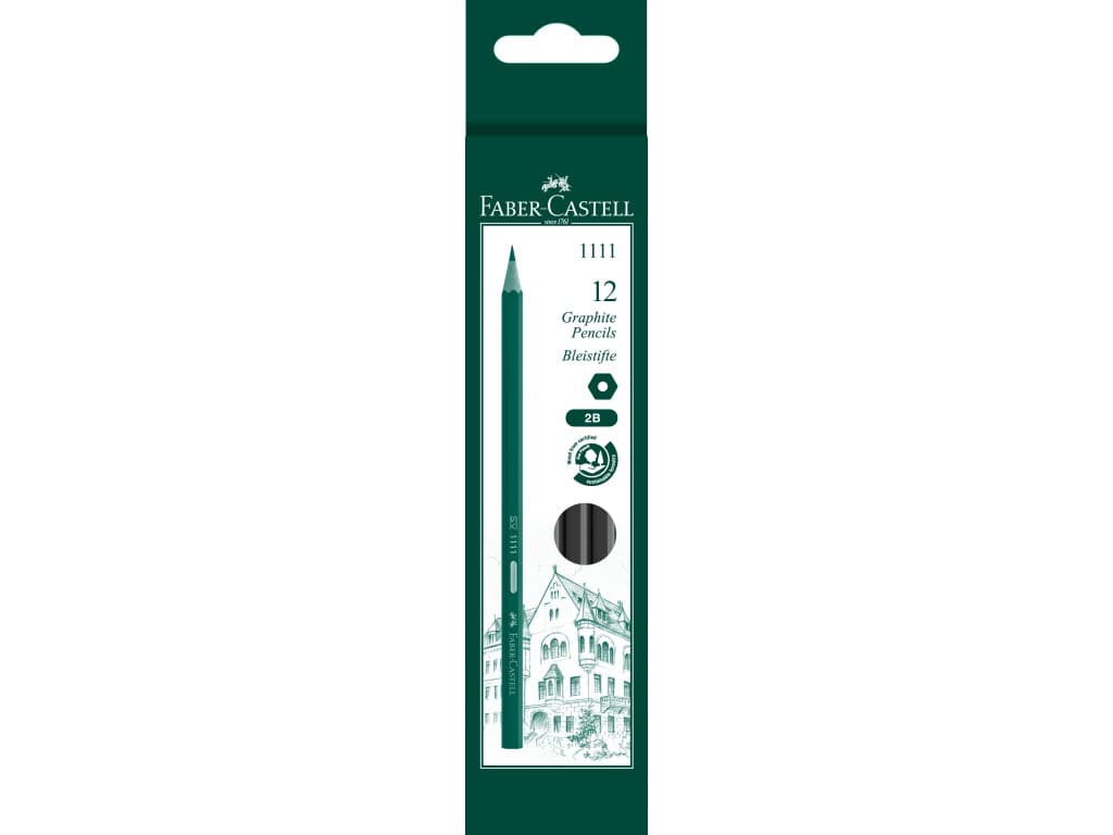 Creion grafit 2B hexagonal 1111 Faber-Castell