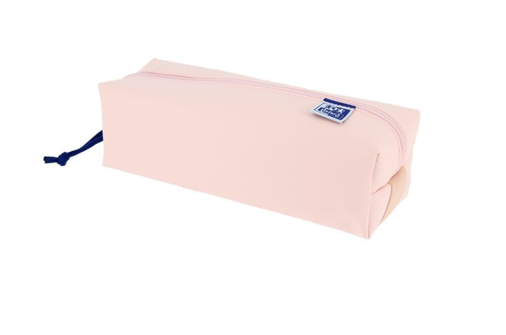 PENAR TIP ETUI DREPTUNGHIULAR OXFORD KANGOO LIVE&GO 22X8X7CM ROZ DESCHIS