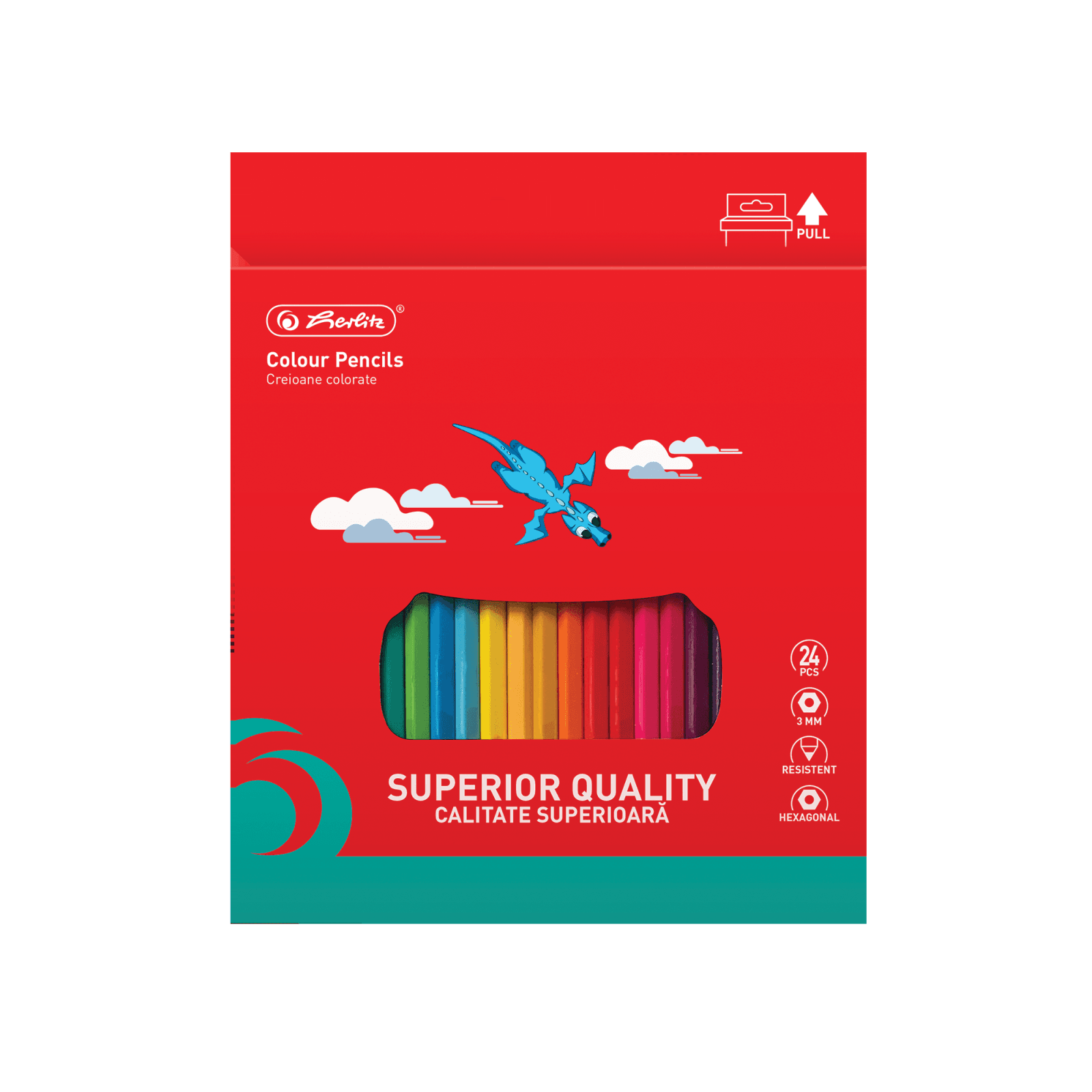 CREIOANE COLORATE HEXAGONALE 3MM SET24