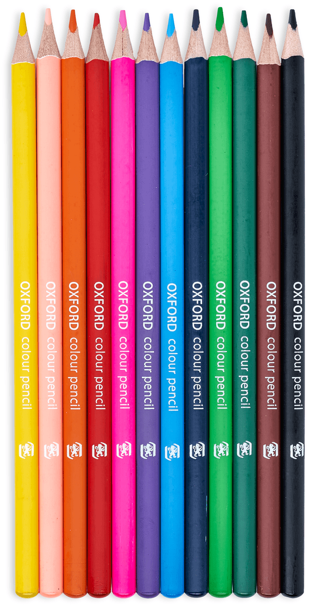 CREIOANE COLORATE OXFORD TRIUNGHIULARE +ASCUTITOARE CUTIE CARTON SET12