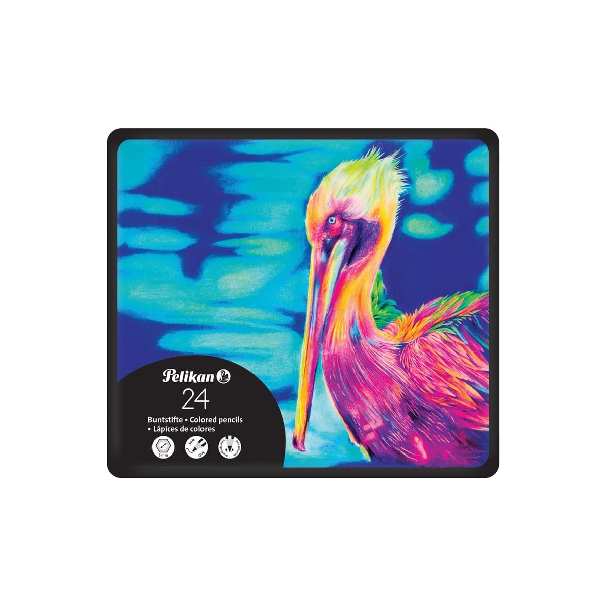 CREIOANE COLORATE PREMIUM HEXAGONALE CUTIE METALICA SET24