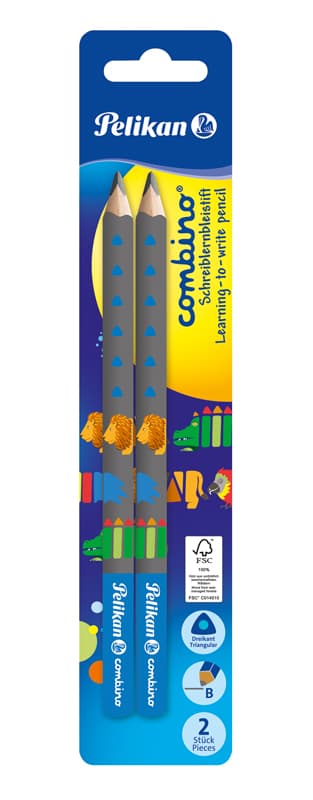 CREION GRAFIT LACUIT COMBINO B INVATA SA SCRII ALBASTRU SET2 BLISTER