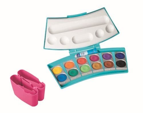 ACUARELE 12 CULORI 735 PROCOLOR TURCOAZ/ROZ