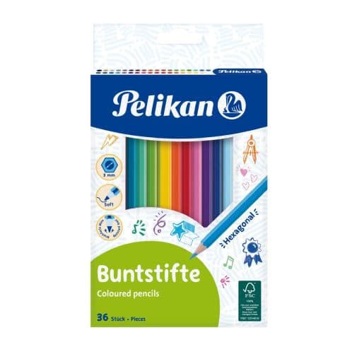 CREIOANE COLORATE HEXAGONALE SET36