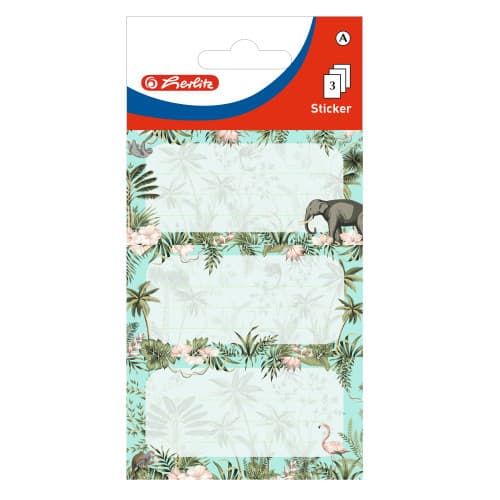 ETICHETE SCOLARE TROPICAL SET9