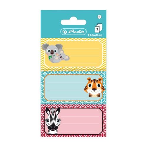 ETICHETE SCOLARE CUTE ANIMALS SET9