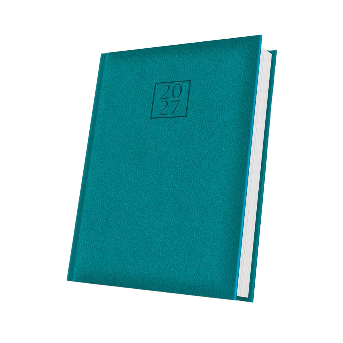 AGENDA DATATA A5 352PAG DELUXE EDOLO COPERTA PIELE SINTETICA TURCOAZ 2027