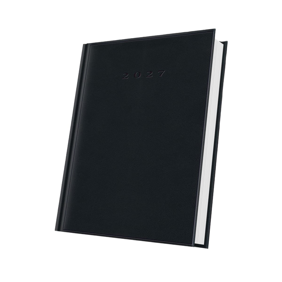 AGENDA DATATA A5 352PAG COPERTA BURETATA NEGRU 2027