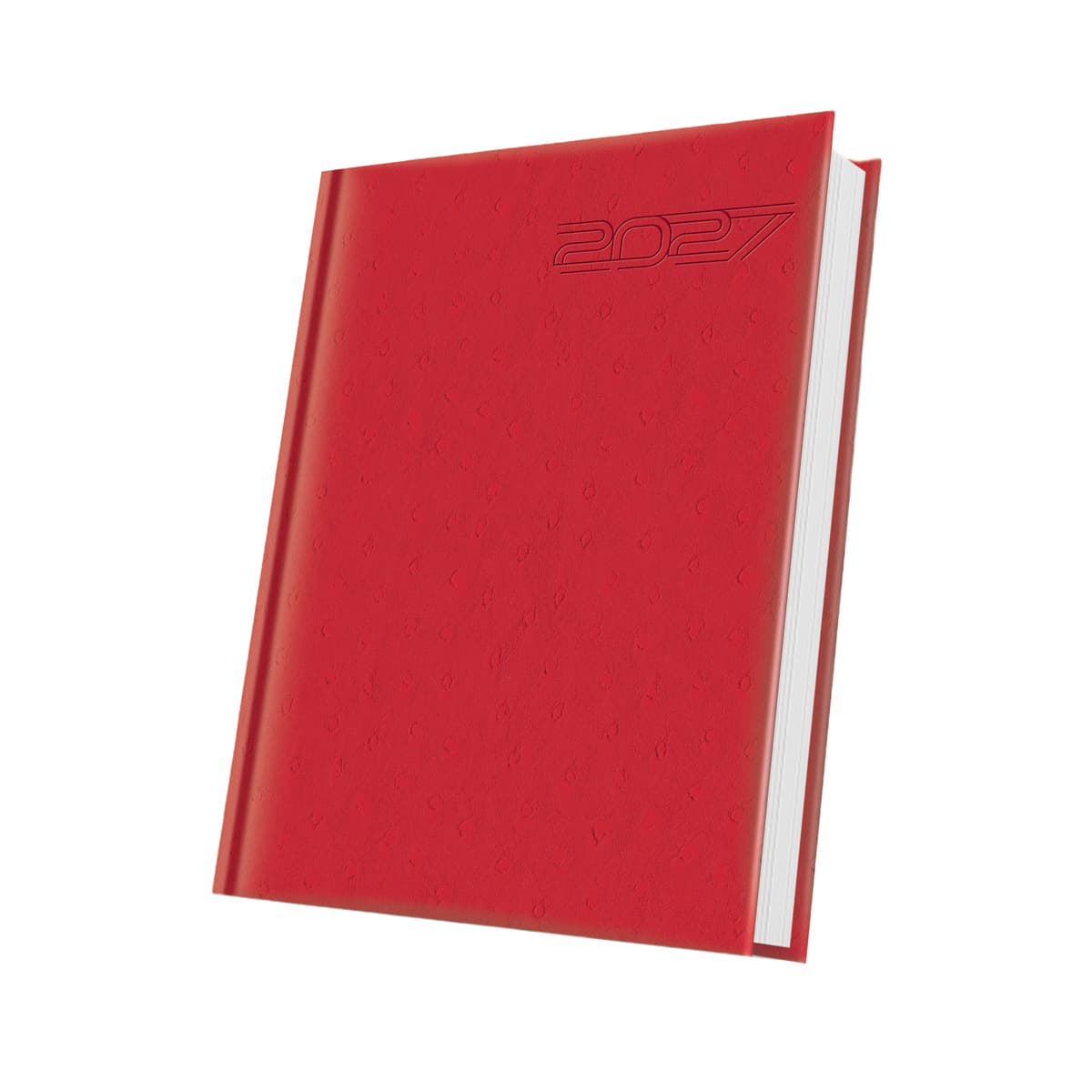 AGENDA DATATA A5 352PAG PREMIUM DELUXE ARNO COPERTA PIELE SINTETICA ROSU RUBIN FOLIO AURIU 2027