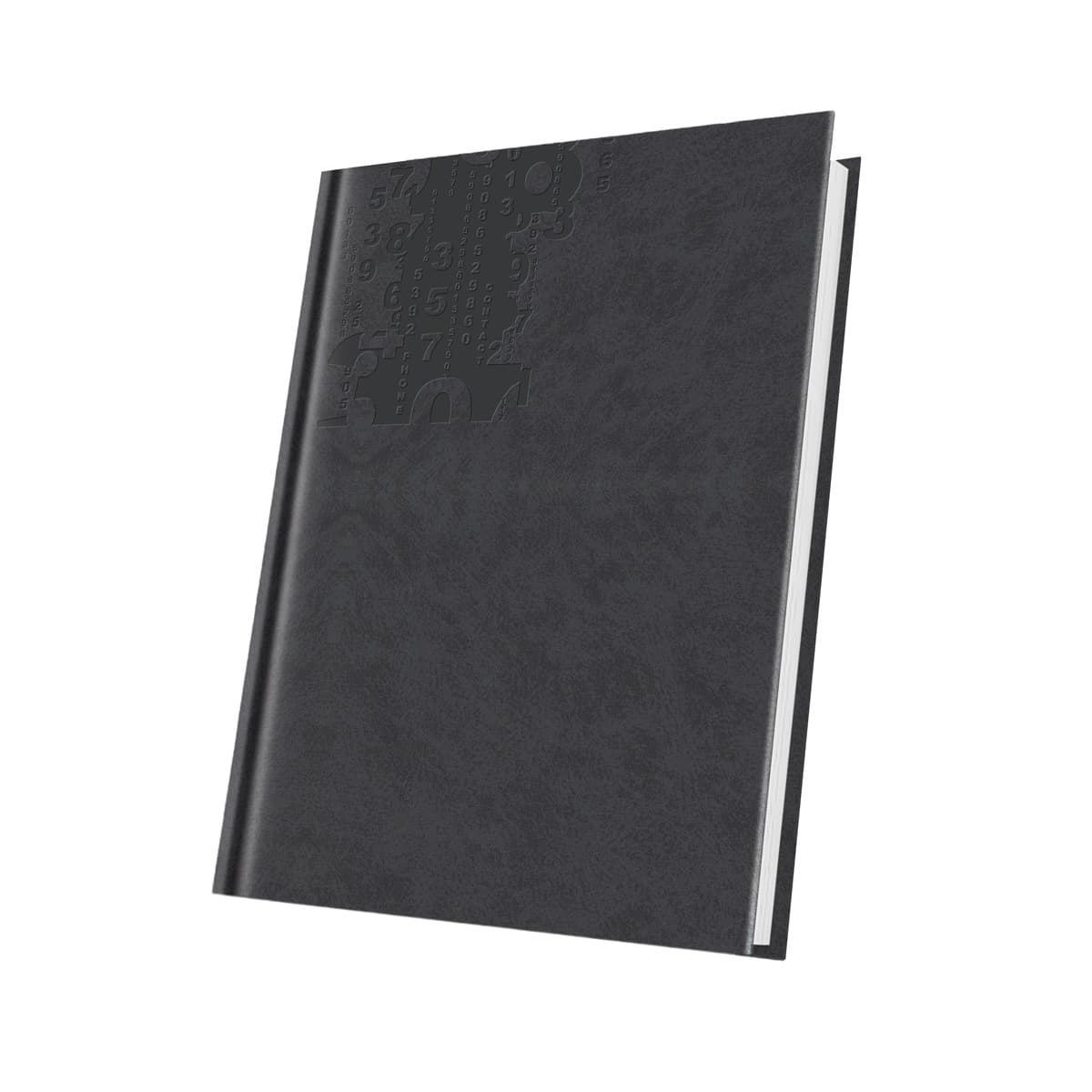 AGENDA NEDATATA A5 224PAG COPERTA PIELE SINTETICA MARMORA GRI INCHIS