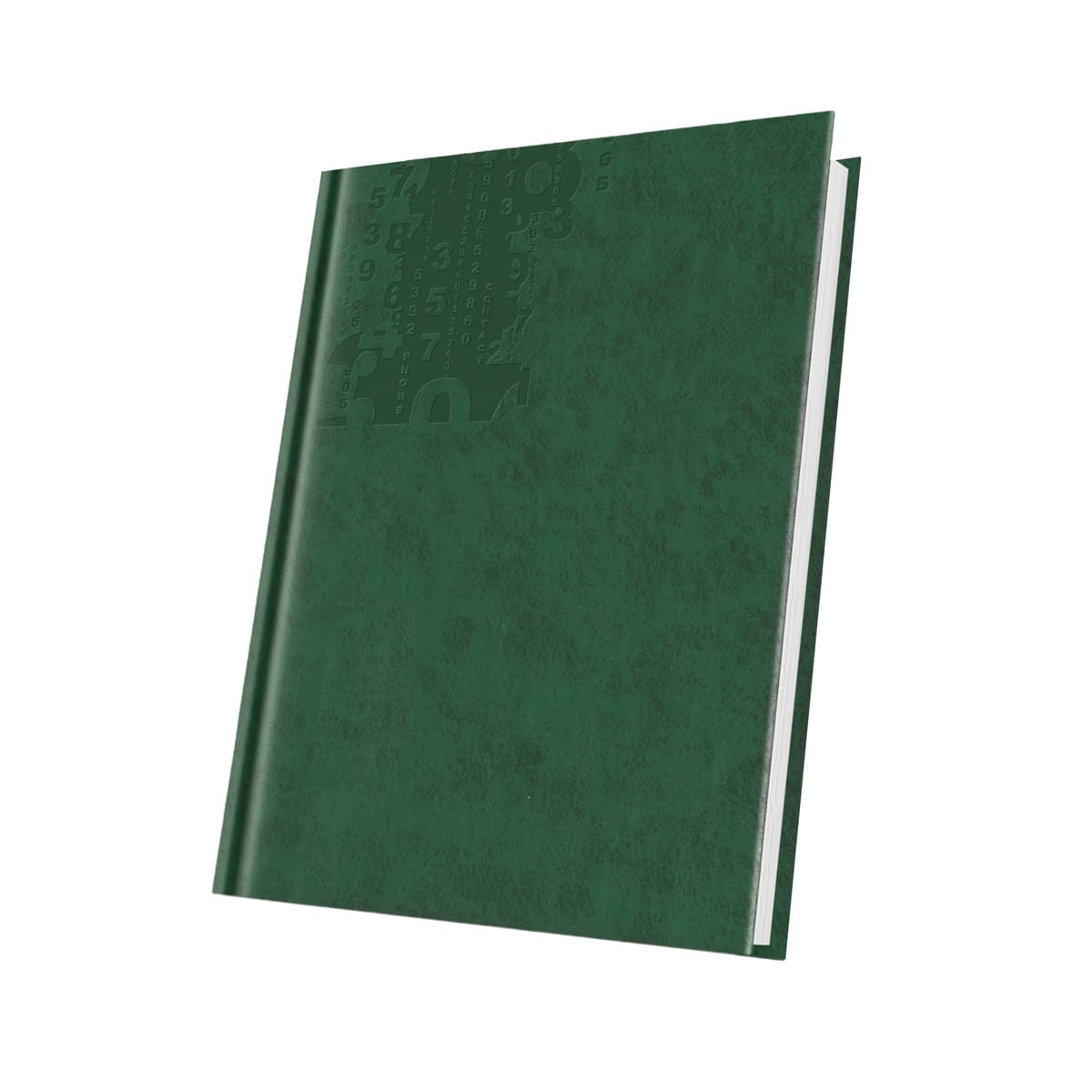 AGENDA NEDATATA A5 224PAG COPERTA PIELE SINTETICA MARMORA VERDE SILVIC