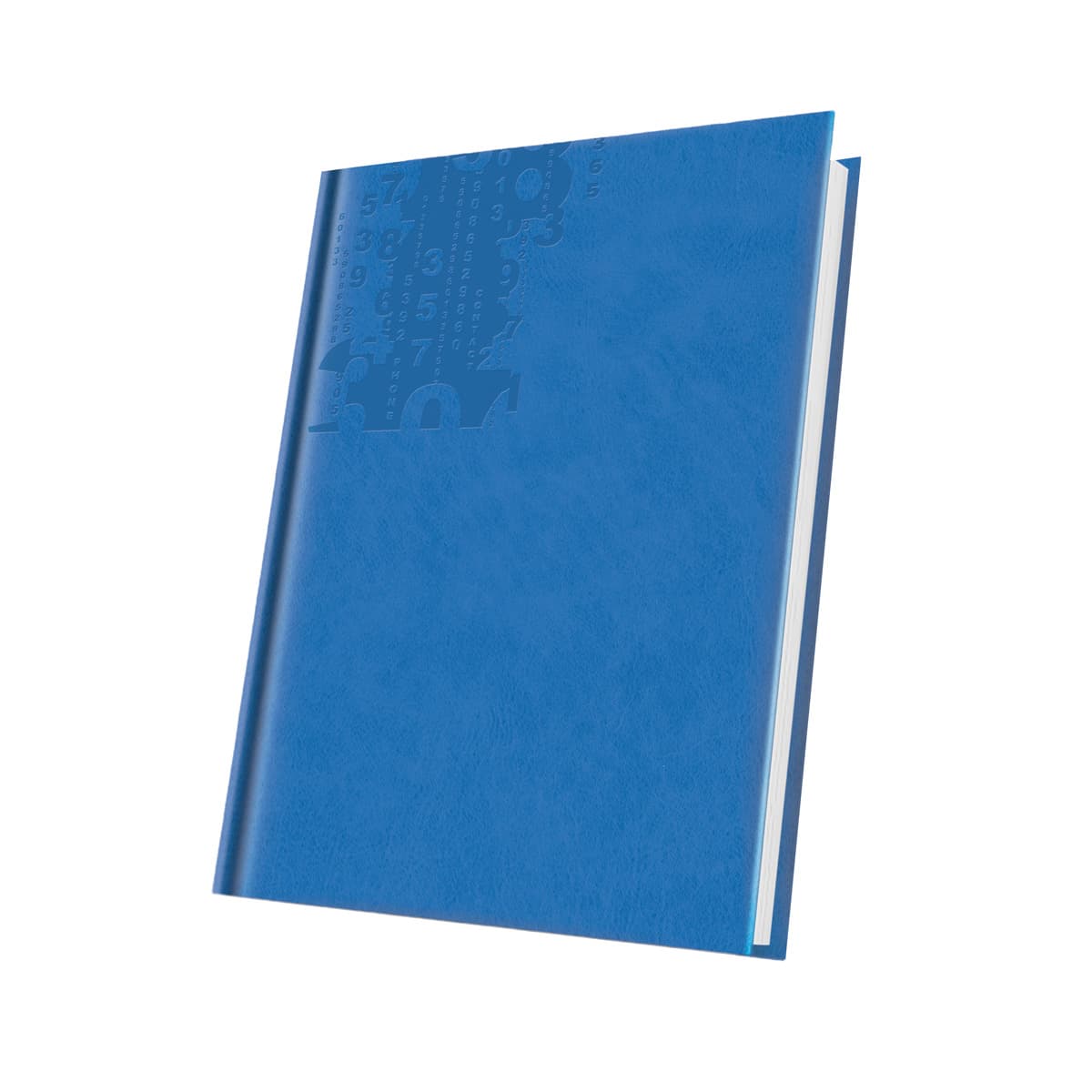 AGENDA NEDATATA A5 224PAG COPERTA PIELE SINTETICA MARMORA ALBASTRU REGAL