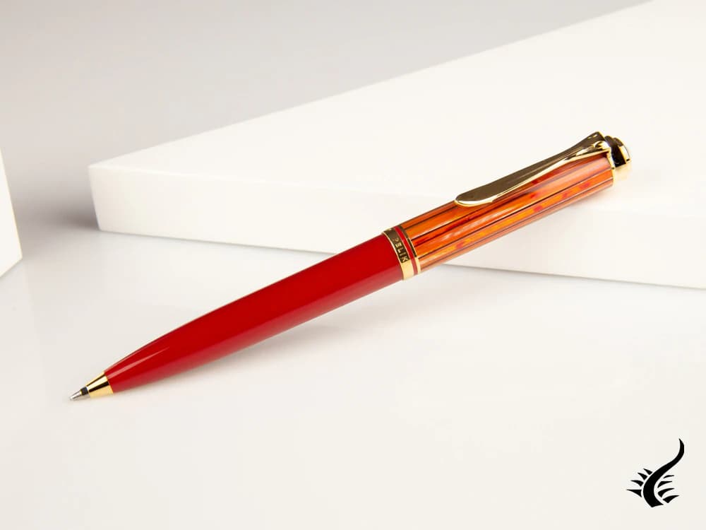 PIX SOUVERAN K600 TORTOISESHELL RED ACCESORII PLACATE AUR CUTIE CADOU