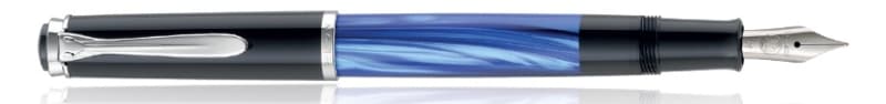 STILOU CLASSIC M205 F BLUE MARBLED PENITA OTEL INOX