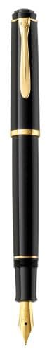 STILOU CLASSIC P200 F PENITA OTEL INOXIDABIL+ACCESORII PLACATE AUR CU PATRON NEGRU