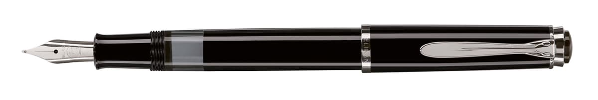STILOU CLASSIC M205 EF ACCESORII ARGINTII NEGRU