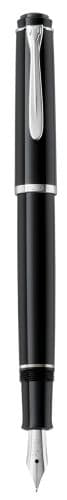 STILOU CLASSIC P205 F PENITA OTEL INOXIDABIL+ACCESORII CROMATE CU PATRON NEGRU