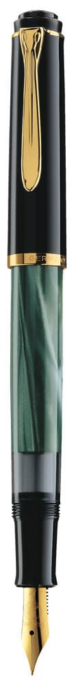 STILOU CLASSIC M200 F PENITA+ACCESORII PLACATE AUR NEGRU/VERDE MARMOR
