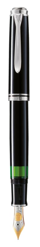 STILOU SOUVERAN M805 F PENITA AUR 18K PLACAT PALADIU CORP NEGRU