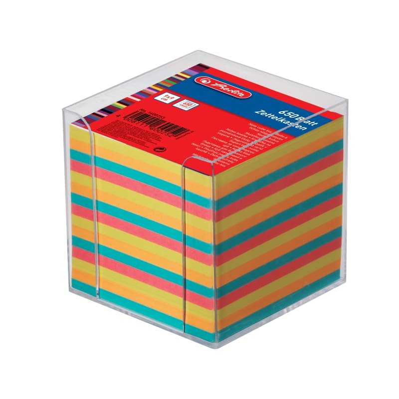 BLOC NOTITE 9X9X9CM 650F COLOR CU SUPORT