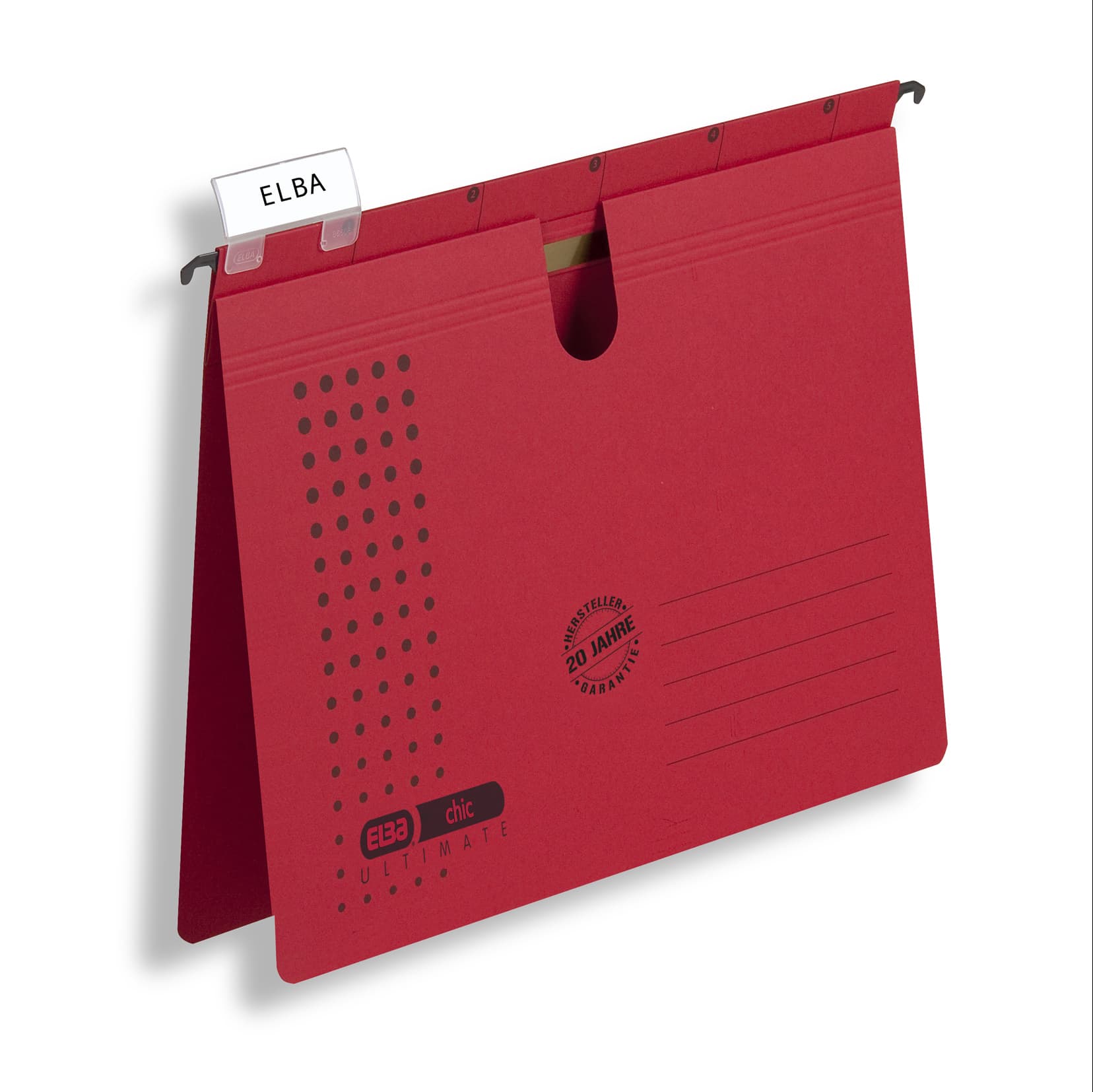 DOSAR SUSPENDAT CU SINA ELBA ULTIMATE A4 200F 240G/MP BLUE ANGEL ROSU