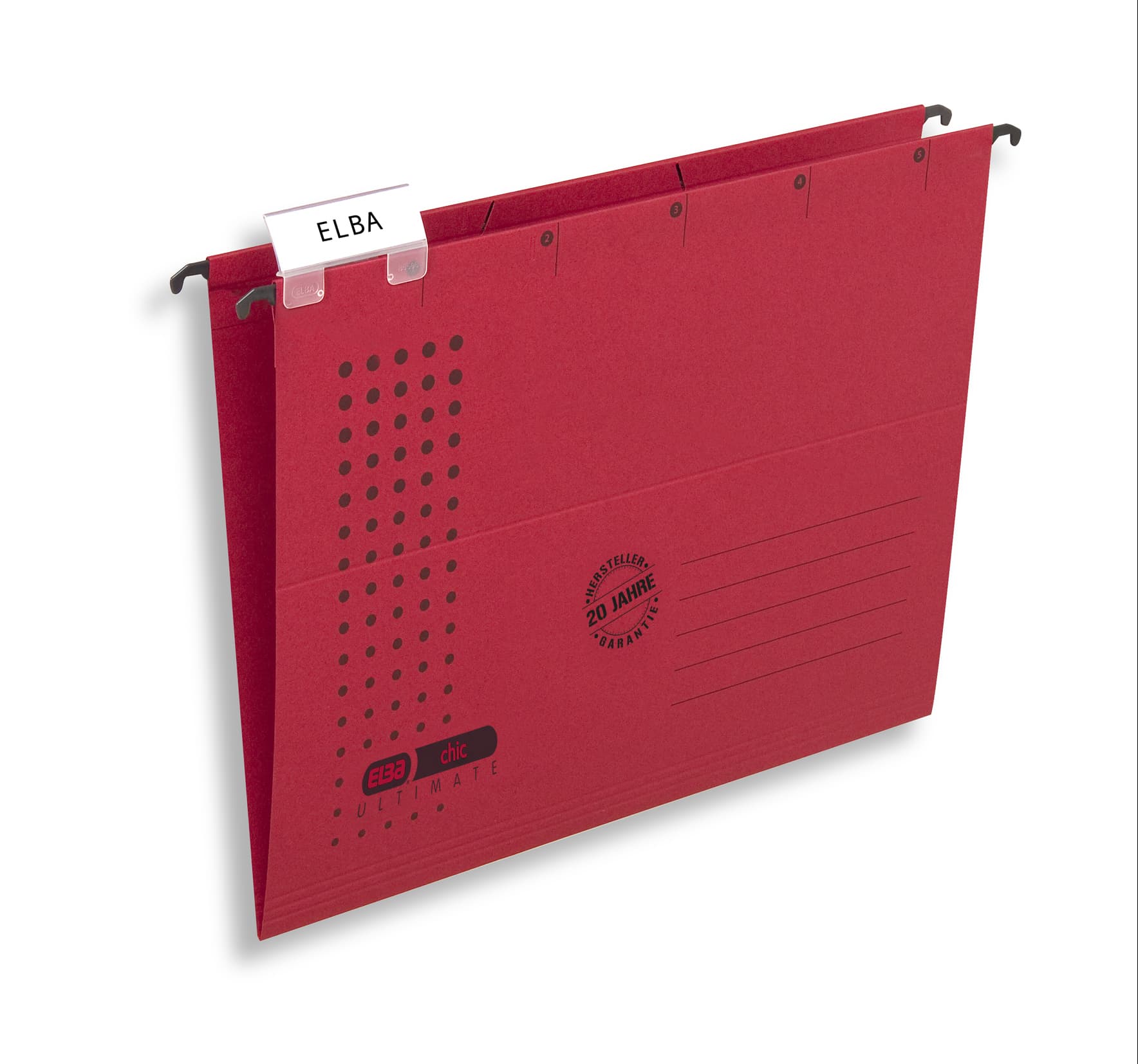 DOSAR SUSPENDAT SIMPLU ELBA ULTIMATE A4 330F 240G/MP BLUE ANGEL ROSU