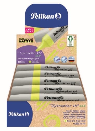 TEXTMARKER 490 ECO NEON GALBEN