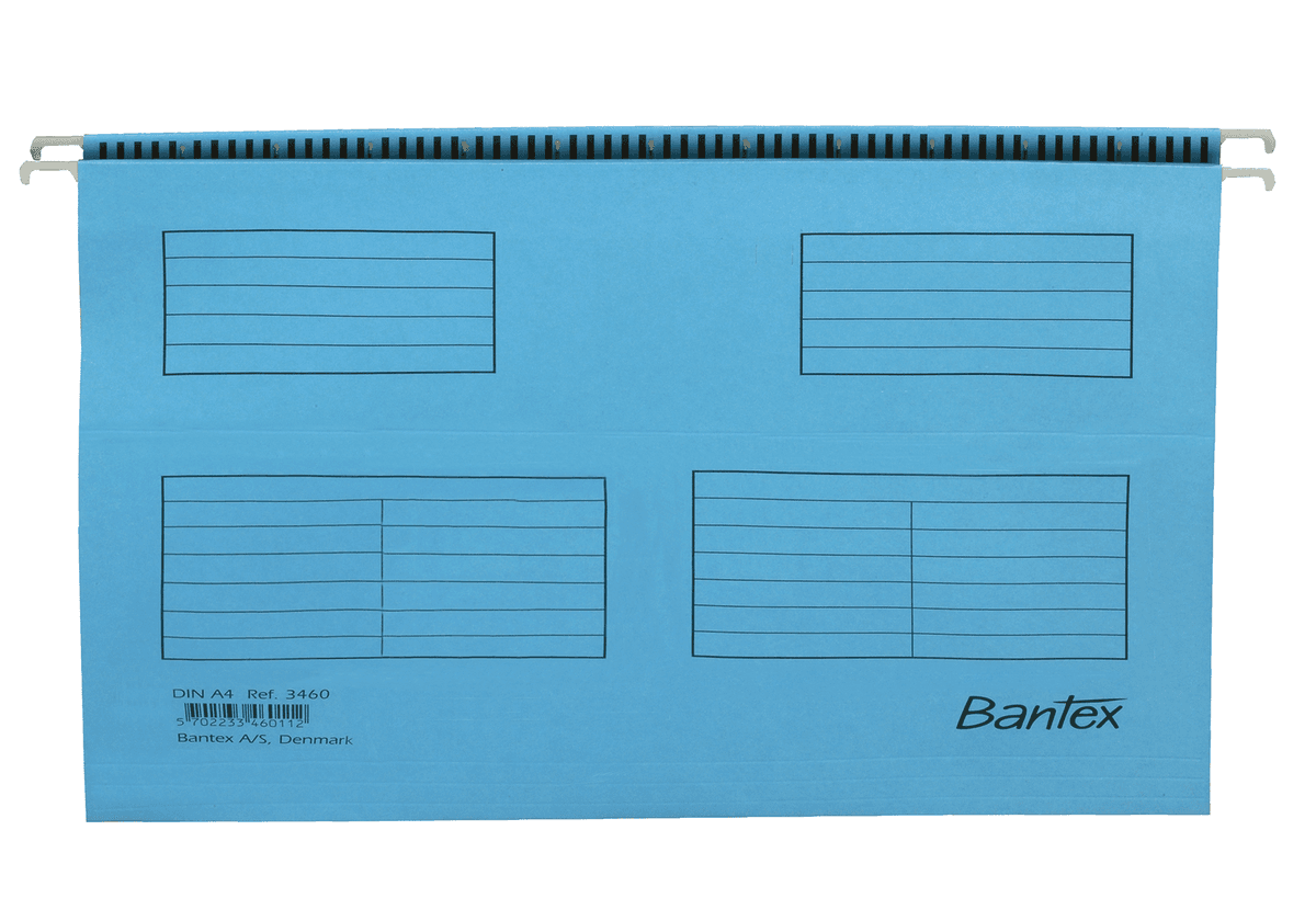 DOSAR SUSPENDAT BANTEX FLEX A4 100F 220G/MP BLUE ANGEL ALBASTRU