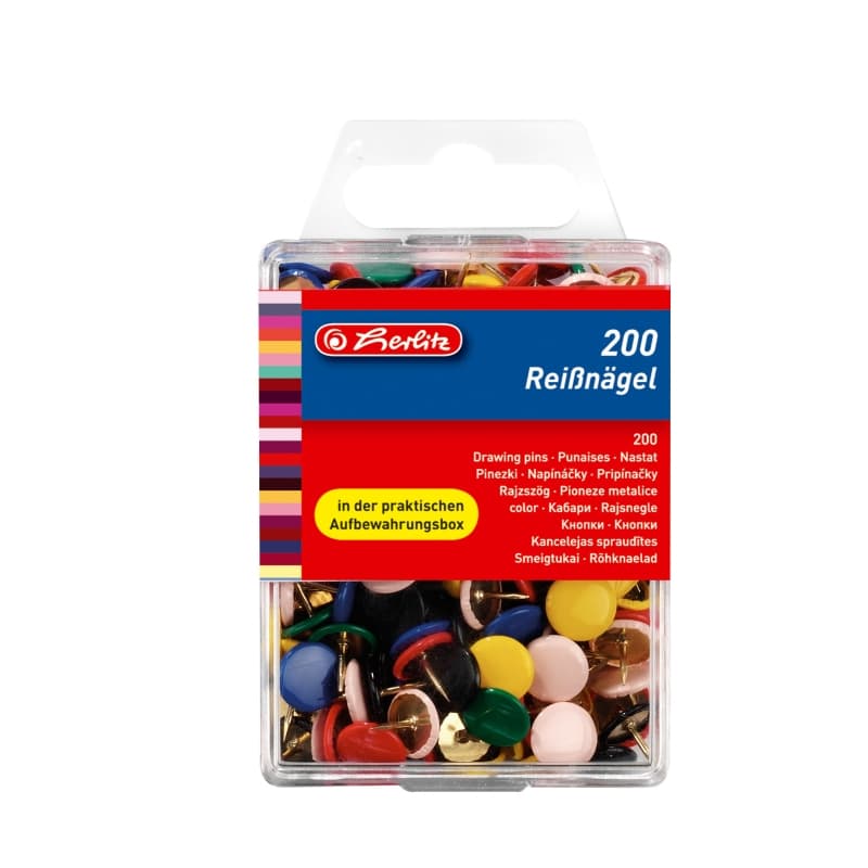 PIONEZE METALICE COLOR 200BUC/CUTIE