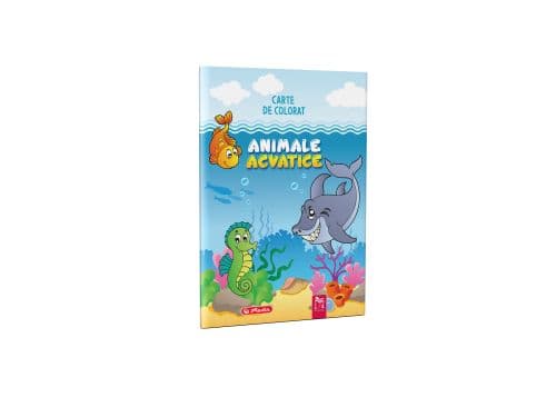 CARTE DE COLORAT A4 16PAG ANIMALE ACVATICE