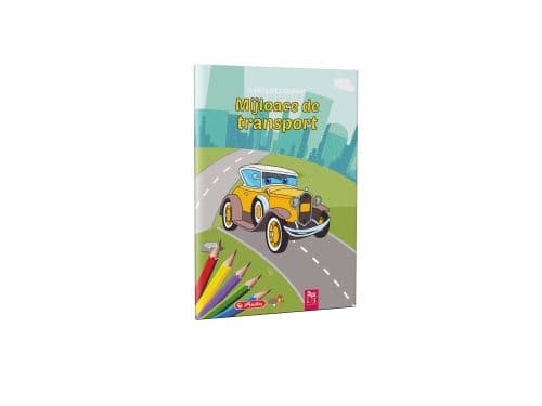 CARTE DE COLORAT A4 16PAG MIJLOACE DE TRANSPORT