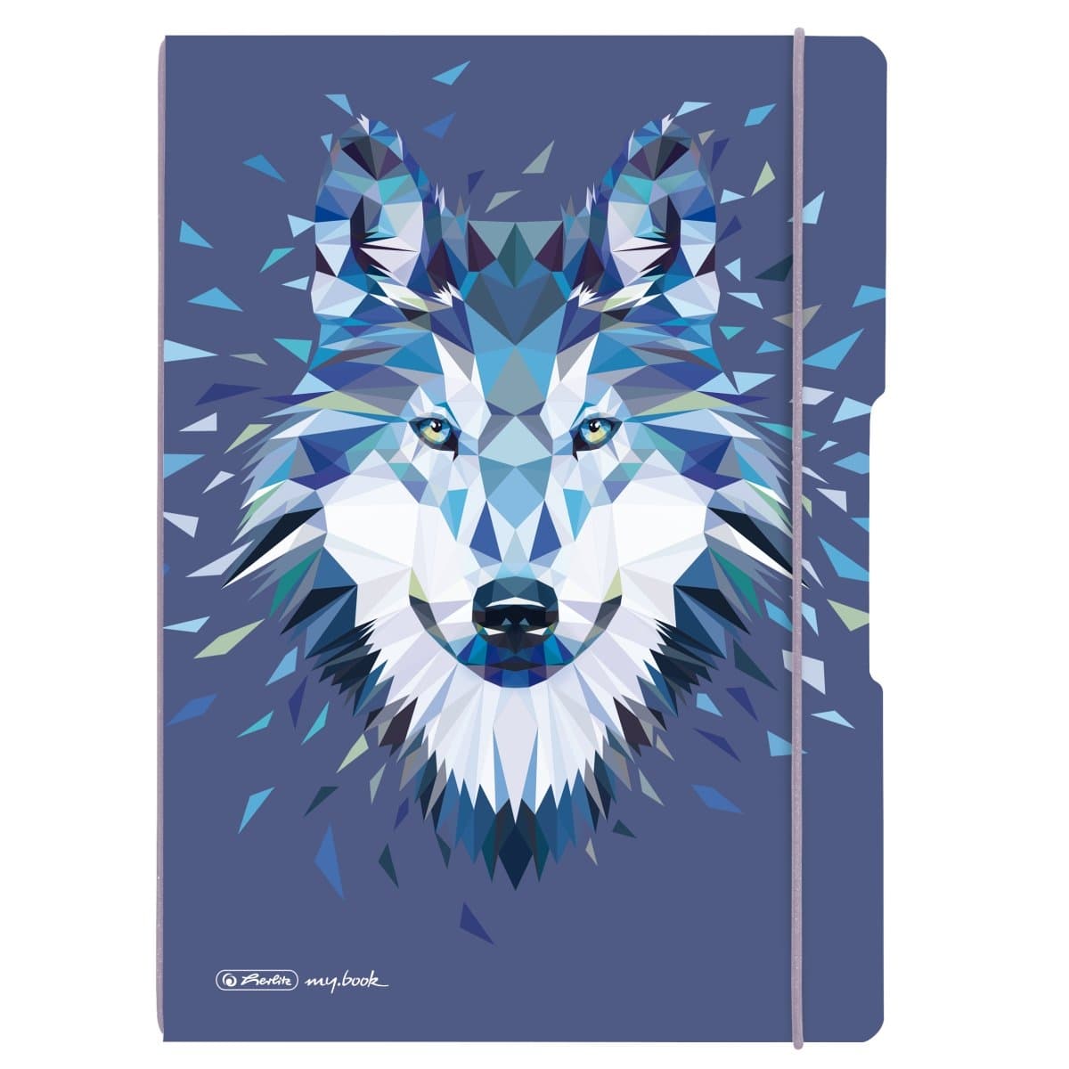 CAIET MY.BOOK FLEX A5 40F 80G/MP DICTANDO WILD ANIMALS WOLF