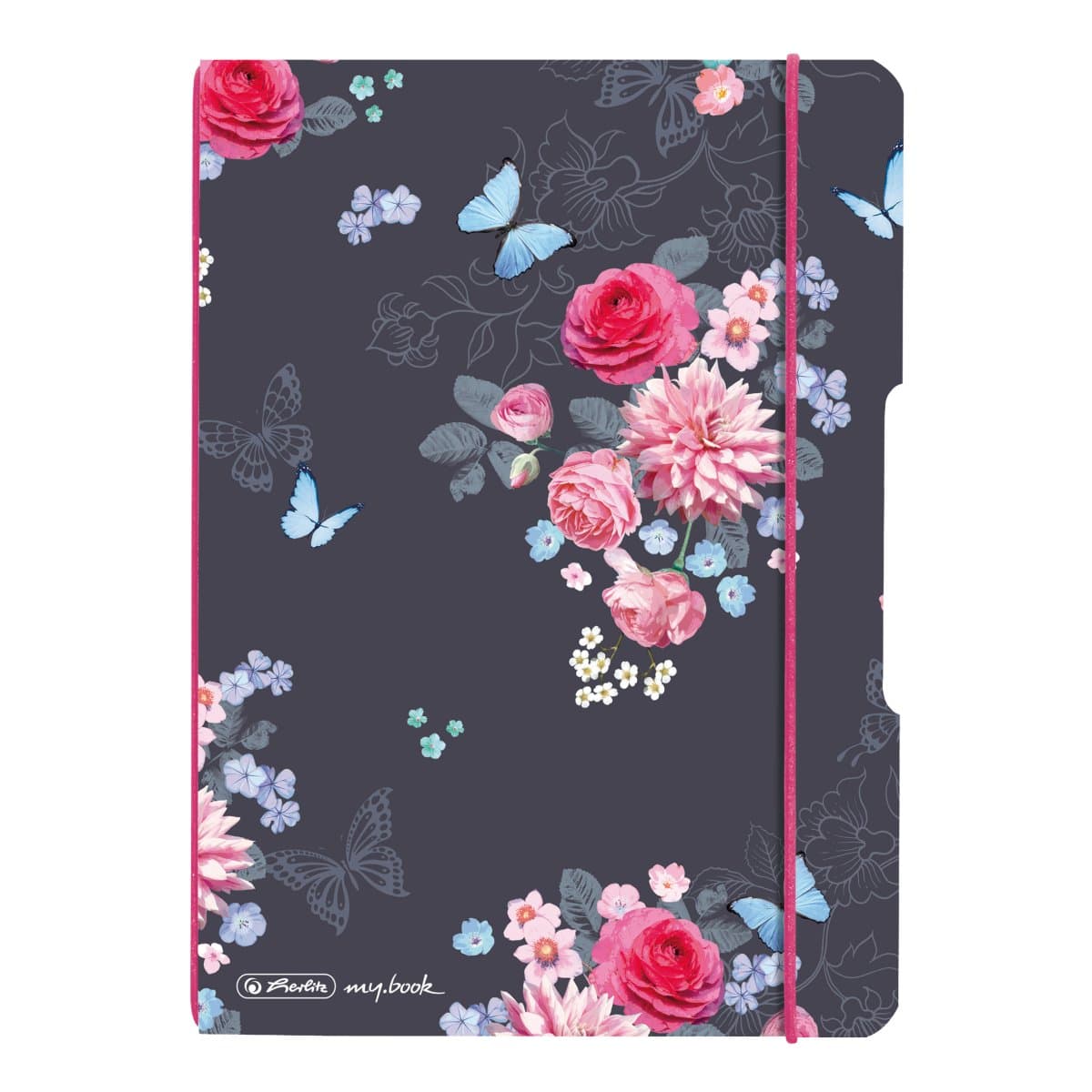 CAIET MY.BOOK FLEX A5 40F 80G/MP DICTANDO LADYLIKE FLOWERS