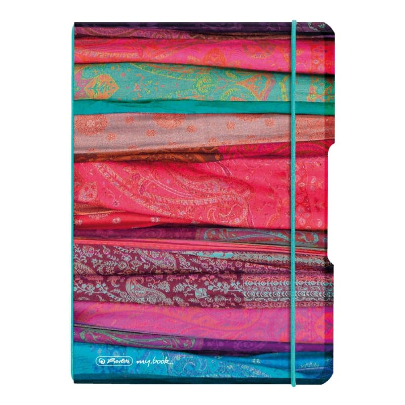 CAIET MY.BOOK FLEX A5 40F 80G/MP PATRATELE PP SCARFS ELASTIC TURCOAZ