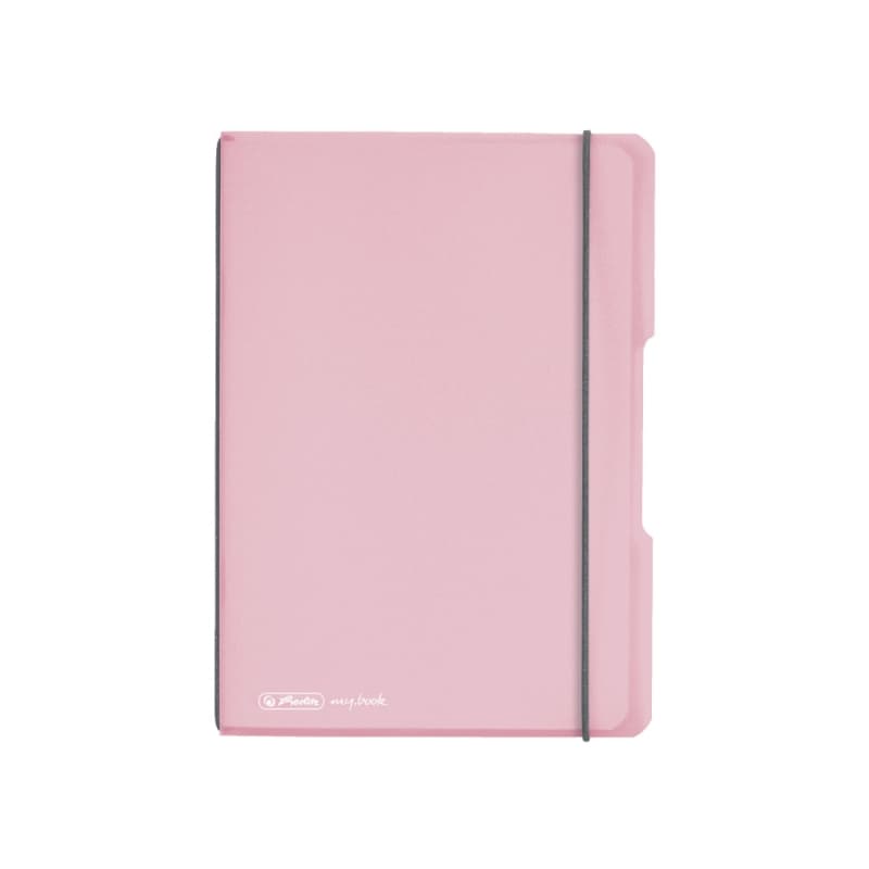 CAIET MY.BOOK FLEX A5 40F 80G/MP PATRATELE ROZ TRANSPARENT ELASTIC GRI