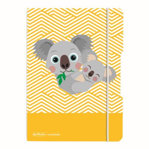CAIET MY.BOOK FLEX A5 40F 80G/MP DICTANDO CUTE ANIMALS KOALA ELASTIC GRI