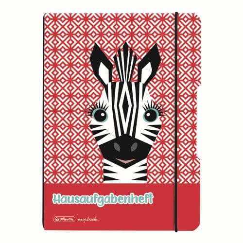 CAIET MY.BOOK FLEX A5 40F 80G/MP DICTANDO CUTE ANIMALS ZEBRAELASTIC NEGRU
