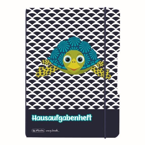 CAIET MY.BOOK FLEX A5 40F 80G/MP DICTANDO CUTE ANIMALS TURTLEELASTIC NEGRU