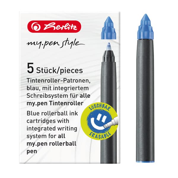 REZERVA ROLLER MY.PEN ALBASTRA SET5 CUTIE CARTON