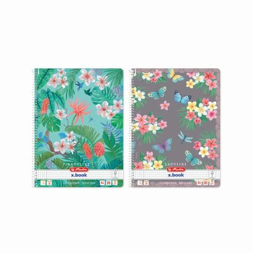 CAIET A4 80F SPIRA PATRATELE LADYLIKE MOTIVE ASORTATE