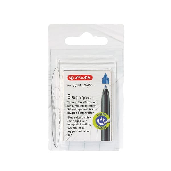 REZERVA ROLLER MY.PEN ALBASTRA SET5 BLISTER